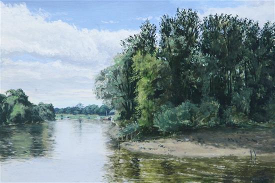 Brian Wright, oil,  Isleworth Bird Sanctuary